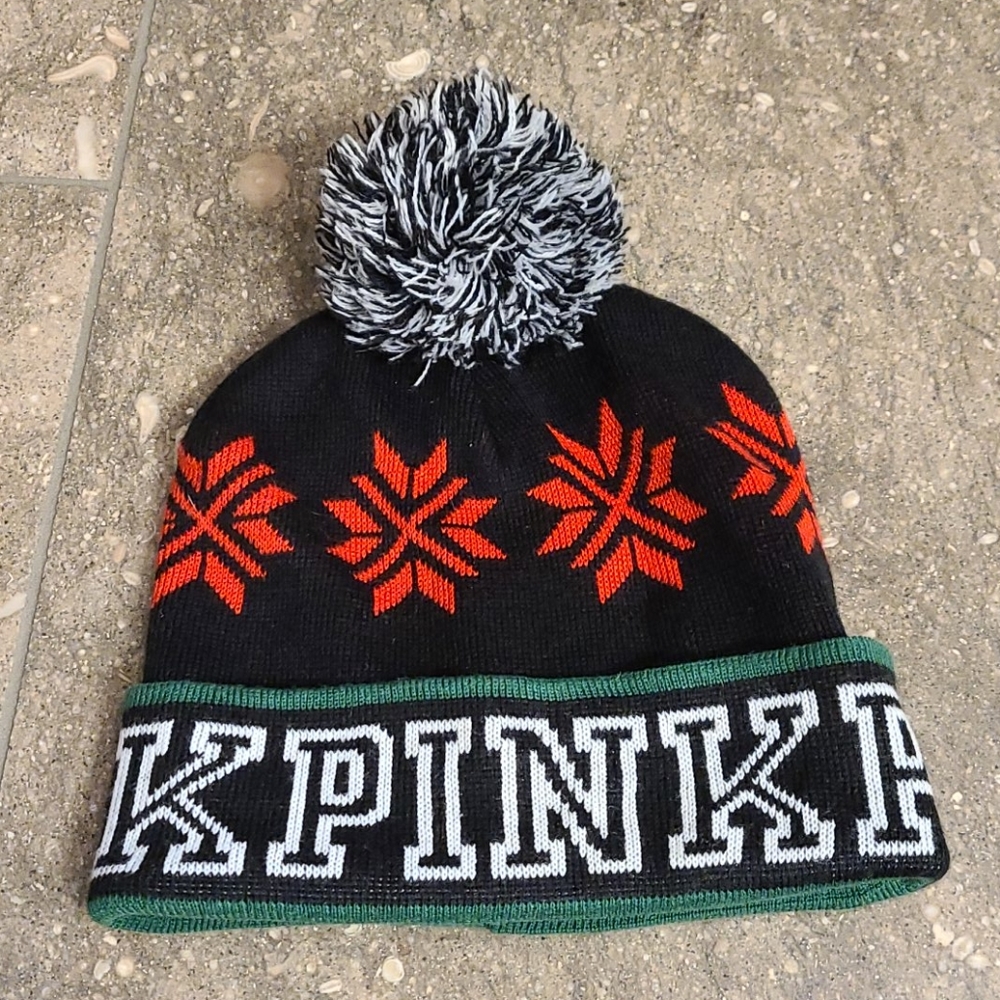 Victoria's Secret Pink pom hat